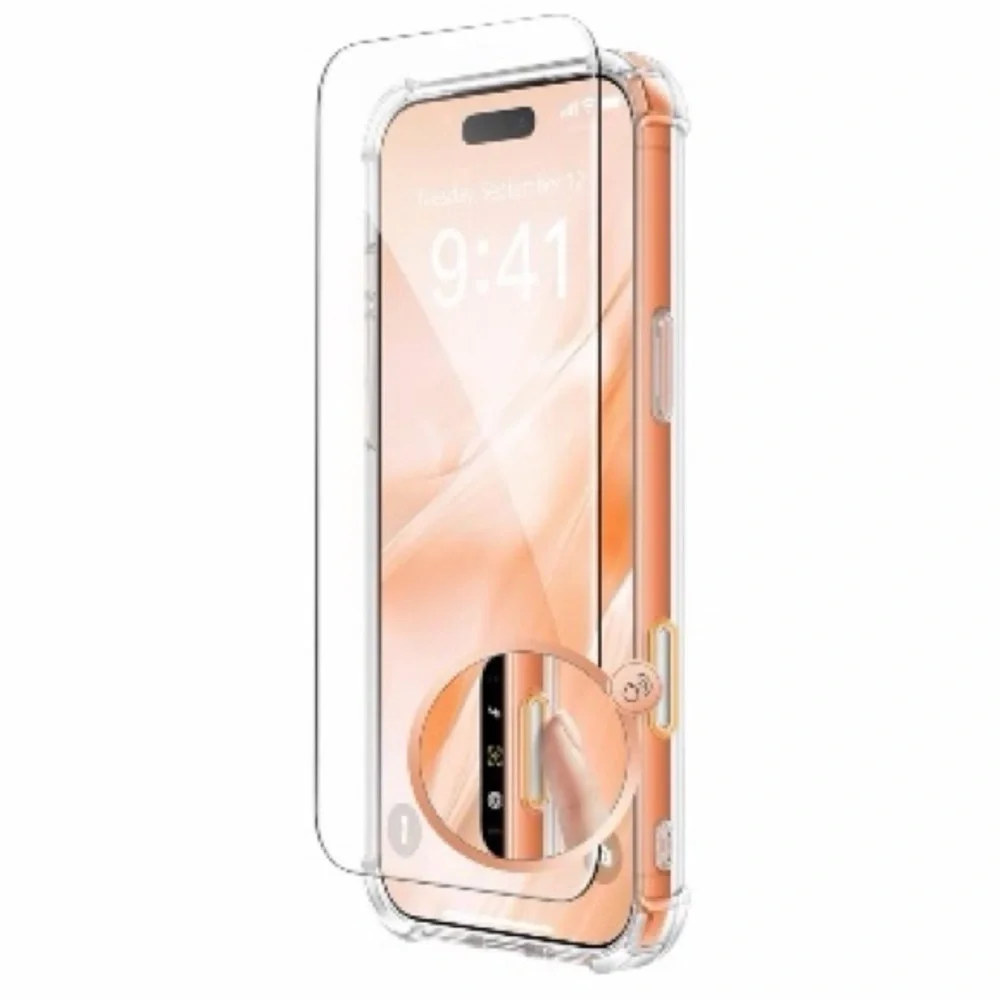 Tempered Glass Screen Protector for iPhone 17 Pro Max –HD Clear, Anti-Scratch E2